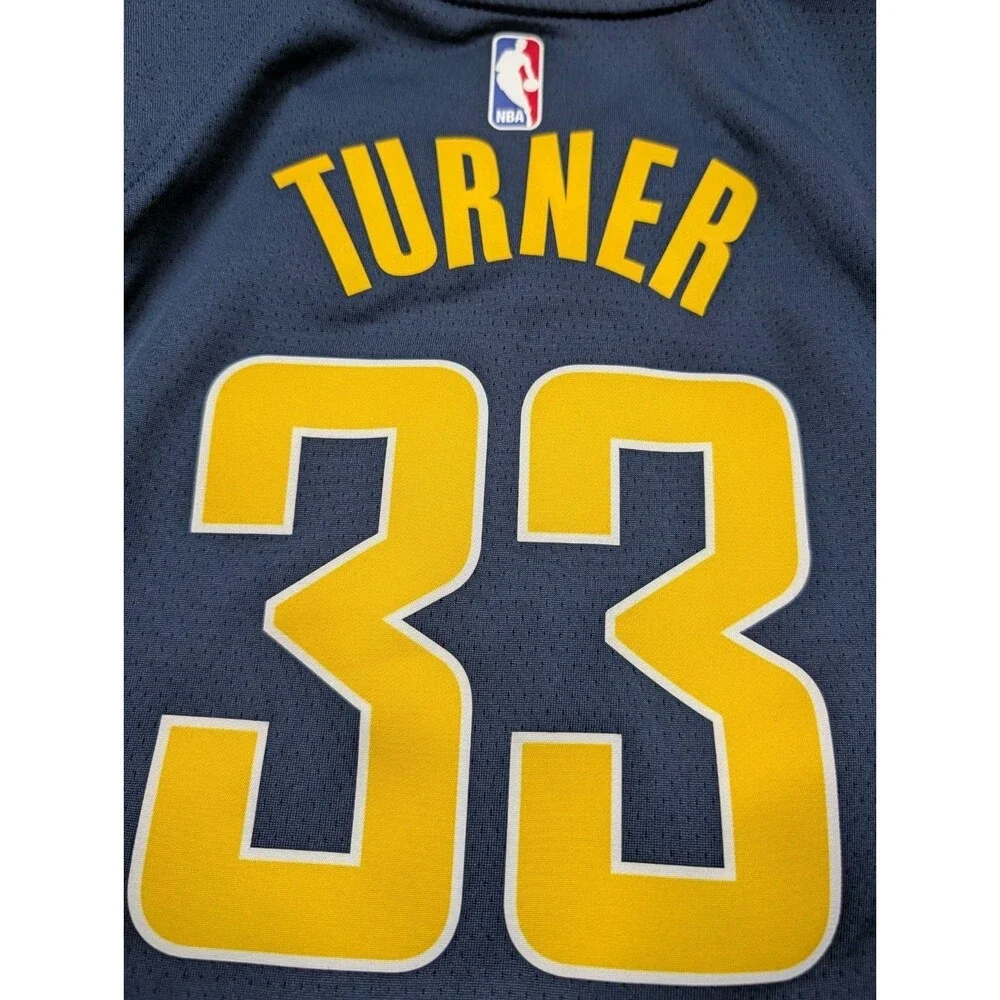 Nike Dri-Fit Indiana Pacers Myles Turner Boy's Size Large 14/16  Jersey